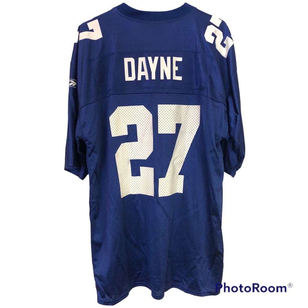 Vintage Reebok NYG Giants NFL Replica Jersey Dayne 27 Blue Men’s Large EUC - Picture 10 of 10